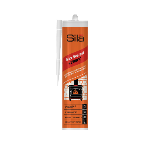 Герметик для печей Sila PRO Max Sealant 1500, 280мл