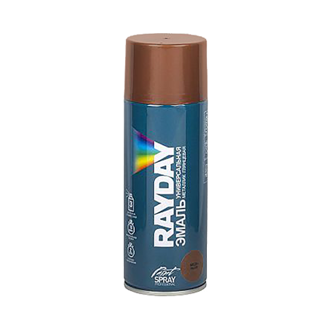 Краска аэрозоль RAYDAY Металлик медь, 520мл, RD-017