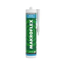 Герметик силиконовый санитарный белый MAKROFLEX SX101 (0,29л.)