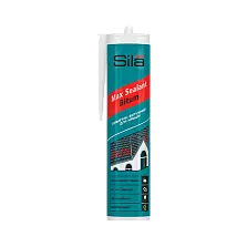 Герметик для крыши Sila PRO Max Sealant Bitum, битумный, черный 280мл