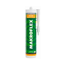 Герметик силиконовый универсальный белый MAKROFLEX AX104 (0,29л.)