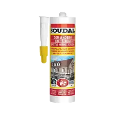 Герметик универсальный SOUDAL силиконовый белый 280мл